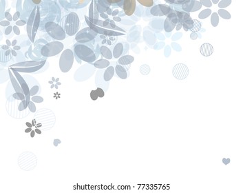 Floral background for your design