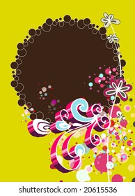floral background for your text
