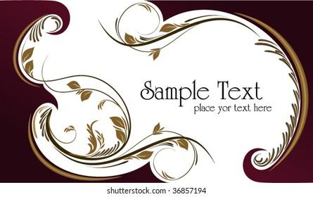 floral background for your text