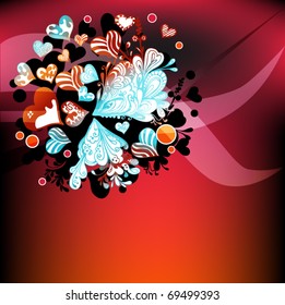 floral background for your text