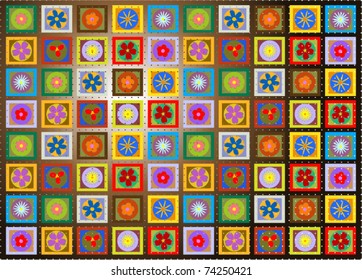floral background,colorful