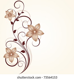 Floral background.Element for design.