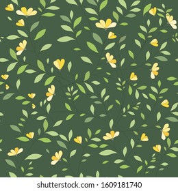 Floral background.Gentle pastel colors vector illustration.