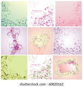 Floral backgrounds