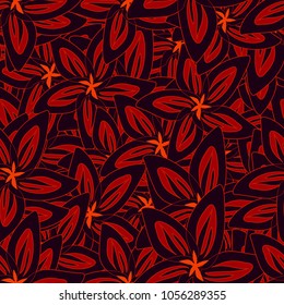Floral backgrounds. Seamless patterns for textile and wallpapers