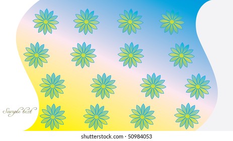 floral background.vector