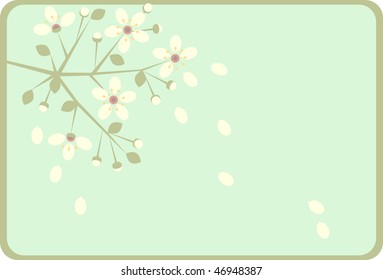 Floral background.Vector illustration