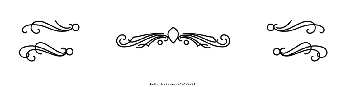 Floral Badge Ornament Collection Vector