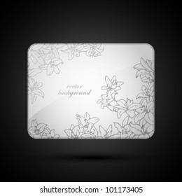 Floral banner