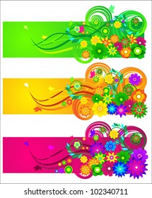 floral banner