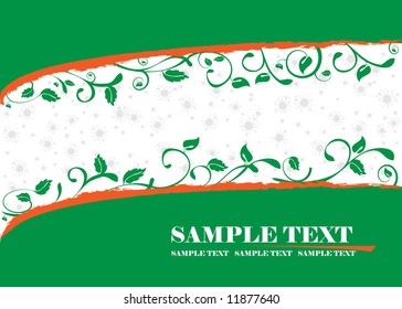 floral banner