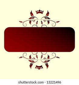 Floral banner