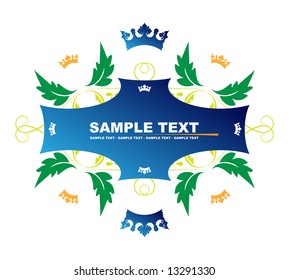 Floral banner