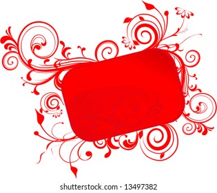 floral banner