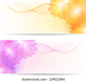 Floral banner