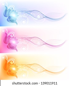 Floral banner