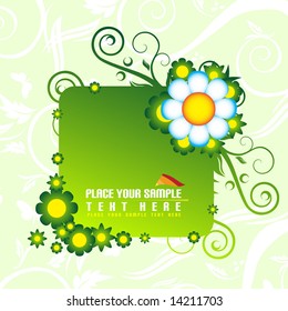 Floral banner