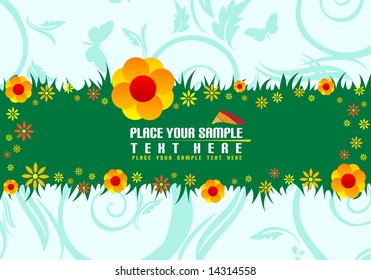 Bandera floral