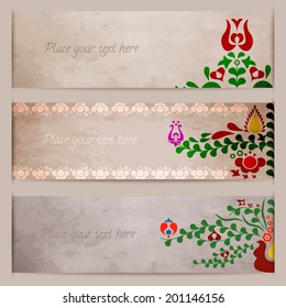 Floral Banner