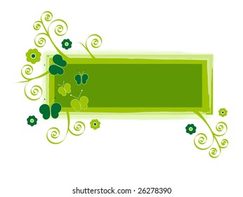 Blumenbanner