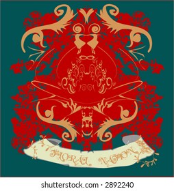 floral banner