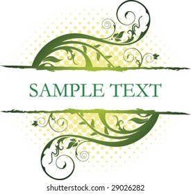 floral banner