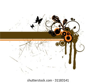 floral banner