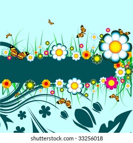 Bandera floral