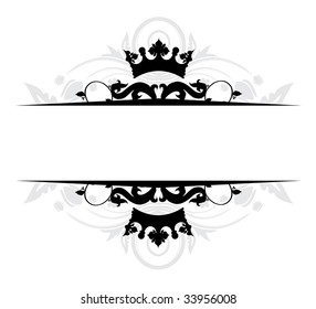 Floral banner