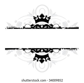 Floral banner