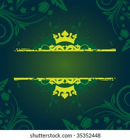 Floral banner