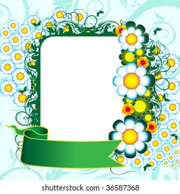 Floral banner