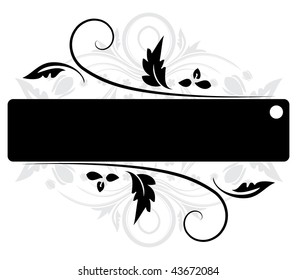 Floral banner