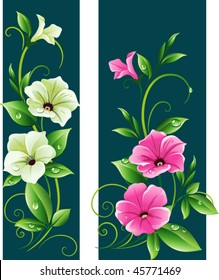 Floral banner