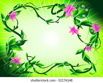 floral banner
