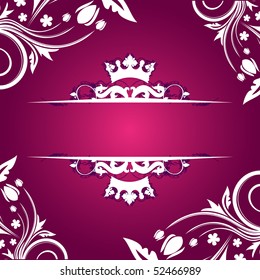 Floral banner