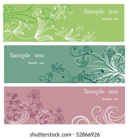 floral banner
