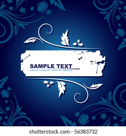 Floral banner