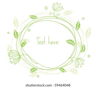Floral banner