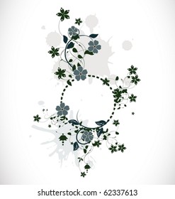 Floral banner