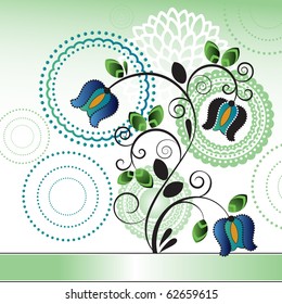 floral banner
