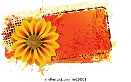 Floral banner