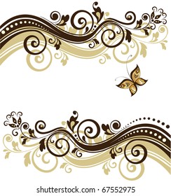 Floral banner