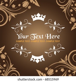 Floral banner