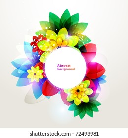 Floral banner