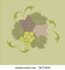 Floral banner