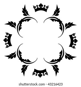 Floral banner with place for text