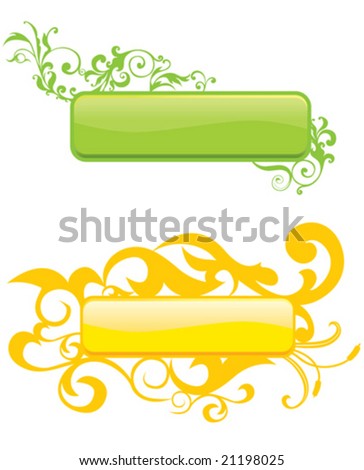Floral Banner set