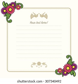 Floral Banner Template