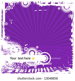 floral banner so you can add your own images 3 (vector)